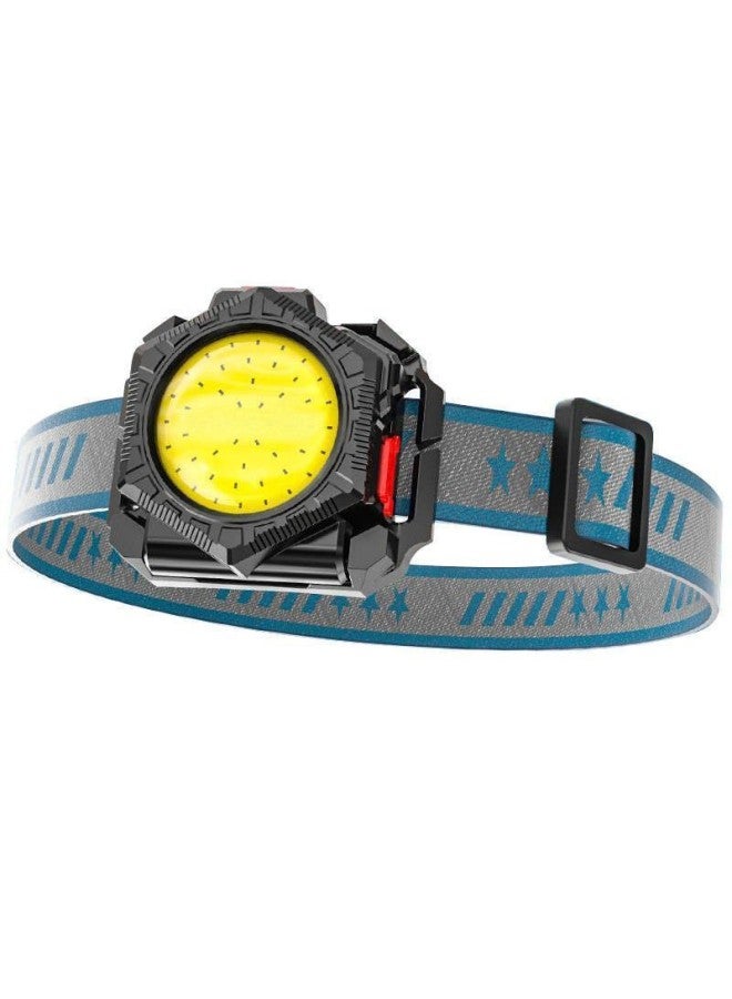 Loquat Outdoor Night Running Wrist Head-mounted Waist Bag Lamp Multi-functional Three-in-one USB Charging Home Work Flashlight-Color:S29 Waist Bag - Image 2