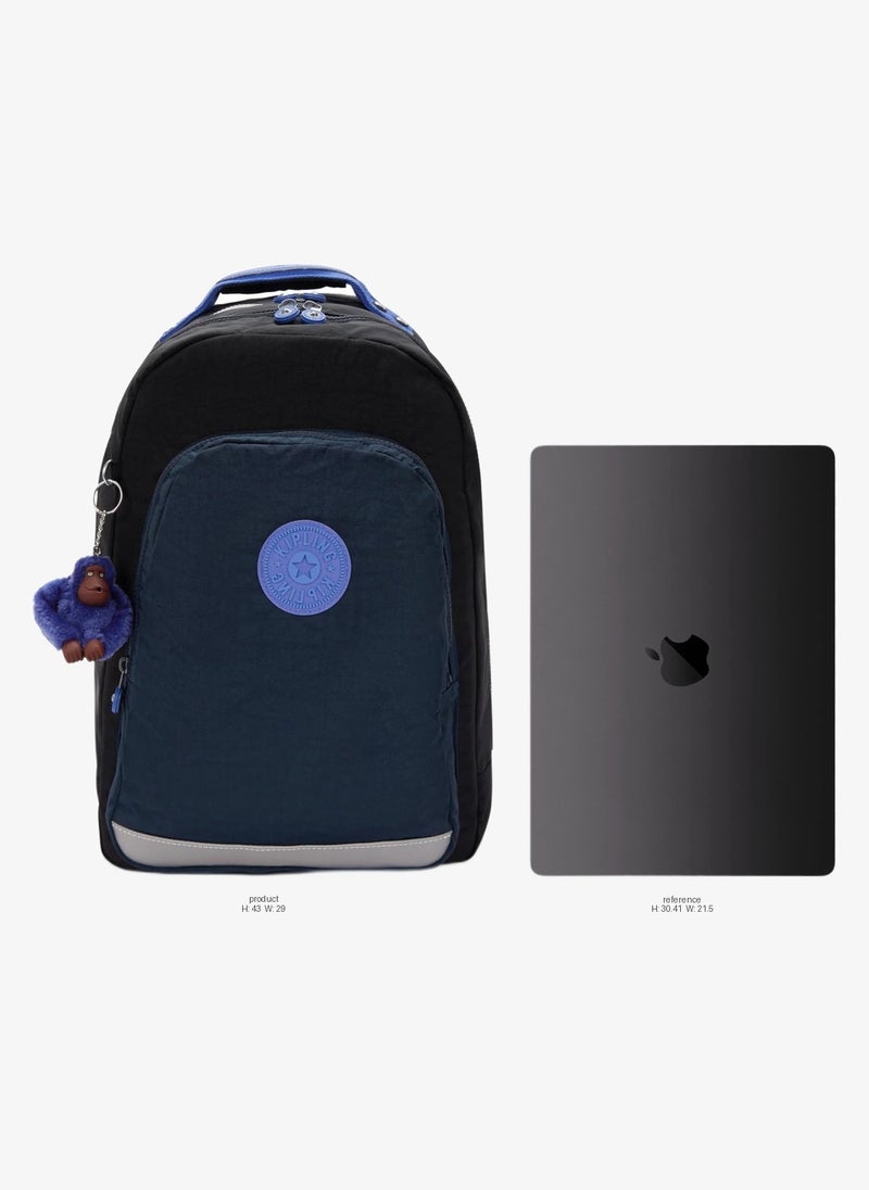 kipling class room large backpack (with laptop compartment) - true block - Image 2