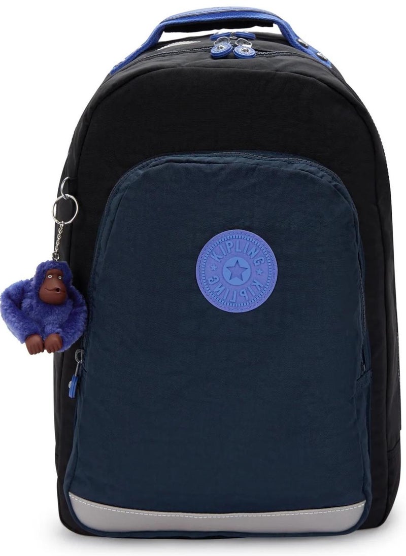 kipling class room large backpack (with laptop compartment) - true block - Image 1