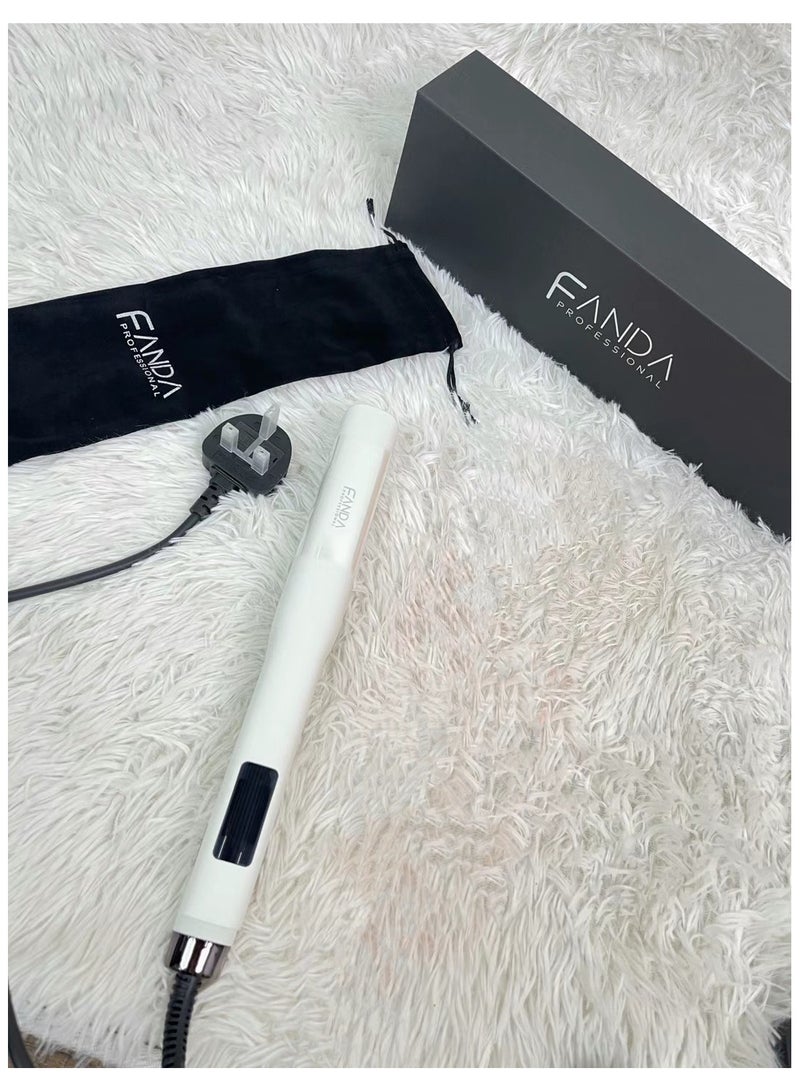 Fanda Professional Hair Straightener 2.6cm (White） - Image 1