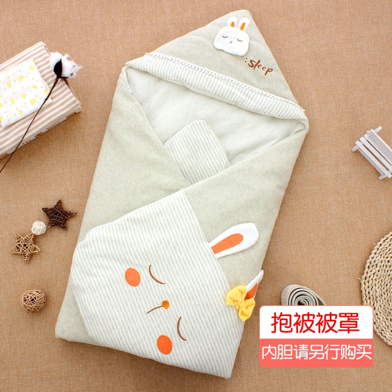 Baby Quilt Thickened Newborn Bag Cotton Baby Can Take Off The Gallbladder Swaddling Supplies Newborn Factory One Piece - Image 1
