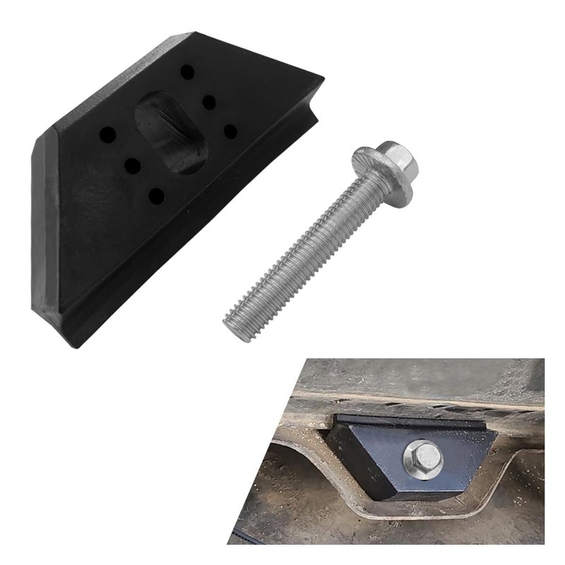 Base Clamp Car Battery Hold Down Kit Car Accessories Battery Tie Down Bracket with Stainless Steel Bolt Kit Compatible with Select Buick Chevy GM Models 14005061