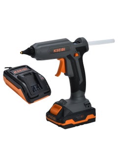 KSEIBI KKP 20V-11, Cordless Glue Gun with 1 Battery 201C, Handheld Electric Power Glue Gun Full Size for Arts & Crafts & DIY,  Kids DIY School Craft Projects and Quick Home Repairs/Grey.  - Image 1