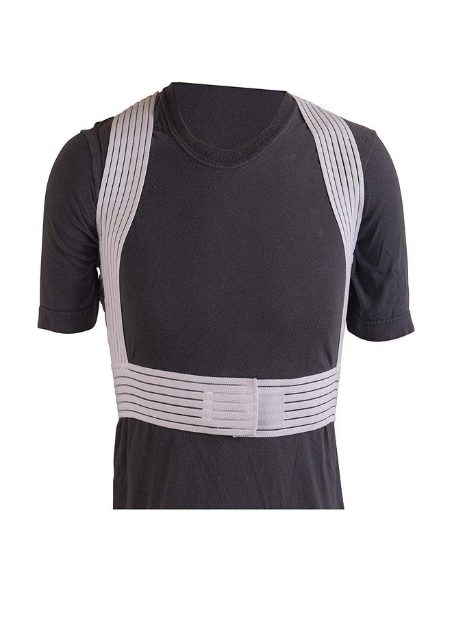 DMI Posture Corrector, Unisex, White, Criss-Cross Foam Bands, Extra Large, 46" to 48" Chest Size - Image 3