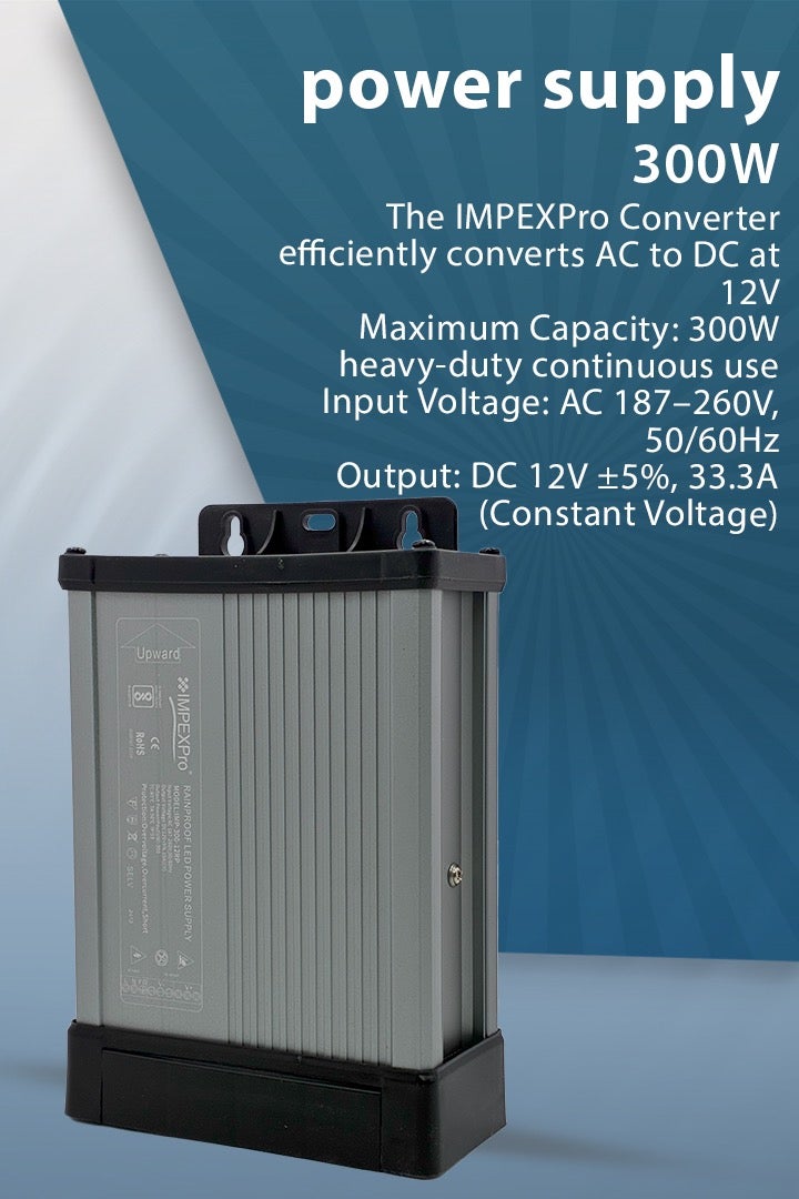 IDesign IMPEXPro Golden Series Transformer 300W-12V - Image 1