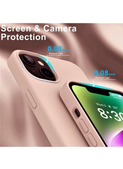 Houmt iPhone 14 Case with 2 Pack Screen Protectors Soft Flexible Silicone Gel Rubber Bumper Cover Slim Fit Shockproof Protective Phone Case Cover for iPhone 14 6.1"  - Image 4