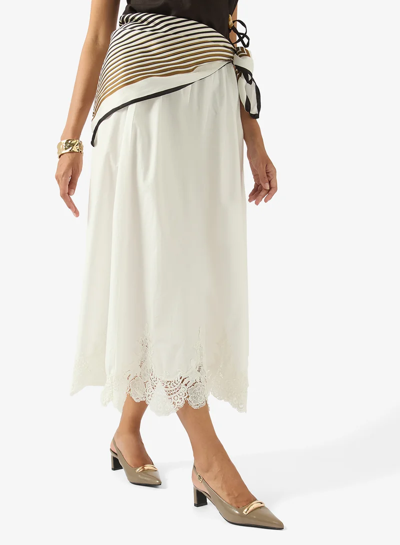 Raid COFFEE PU Lyric Slingback Pumps for Women | Best Price UAE