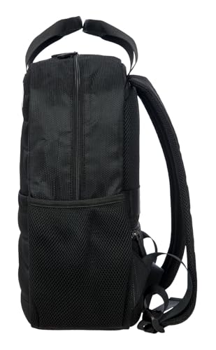 Bric's Brics BY Ulisse Backpack Premium Bag for Women and Men Light Carry On and Airplane Travel Essential Dual Top Handle Luggage Passthrough Black - Image 3