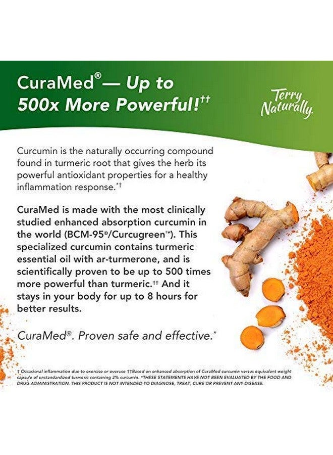 Terry Naturally Curamed 375 Mg 60 Softgels Superior Absorption Bcm95 Curcumin Supplement Promotes Healthy Inflammation Response Nongmo Glutenfree Halal 60 Servings - Image 3