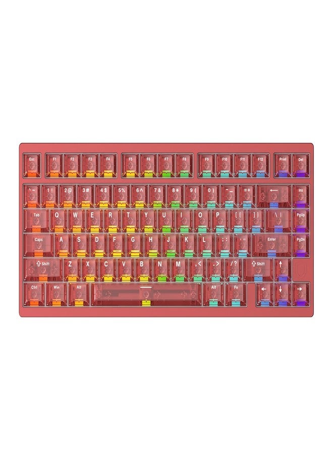 IROK MG75PRO 81 Keys Wired Magnetic Switch Mechanical Keyboard, Hall Effect, 8KHZ/ARGB/CNC Aluminum, Gasket Structure Gaming Keyboard(Red) - Image 1