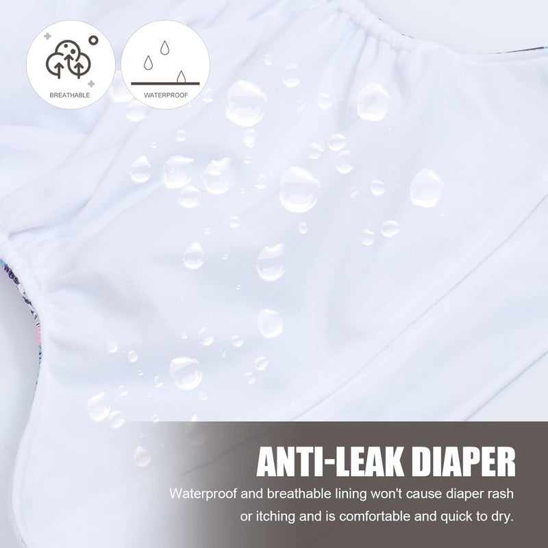 cheekyglo Adult Underwear Diapers Adult Cloth Diaper Washable Elastic Adjustable Reusable Adult Nappy Leakproof Patient Underwear Pants for Old Man Incontinence Teen Special Needs Adult Pocket Diaper - Image 5