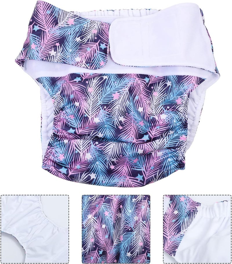 cheekyglo Adult Underwear Diapers Adult Cloth Diaper Washable Elastic Adjustable Reusable Adult Nappy Leakproof Patient Underwear Pants for Old Man Incontinence Teen Special Needs Adult Pocket Diaper - Image 4