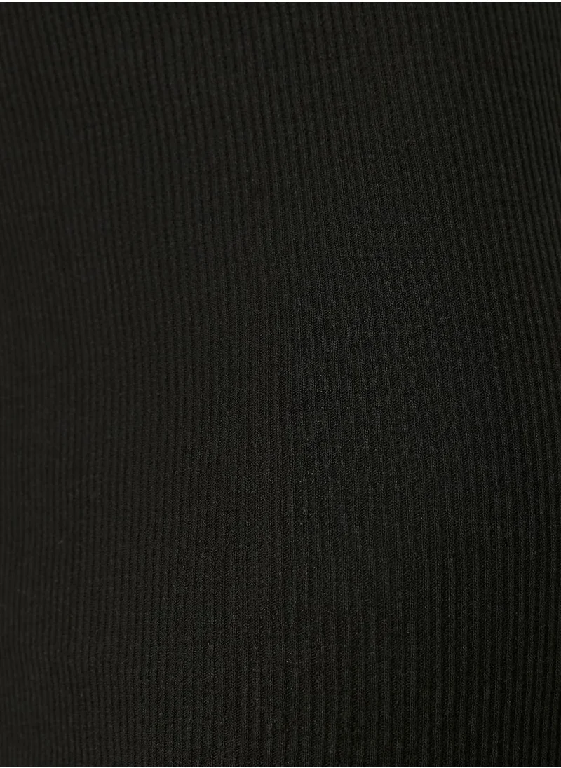trendyol Crew Neck Knitted Bodycon Dress