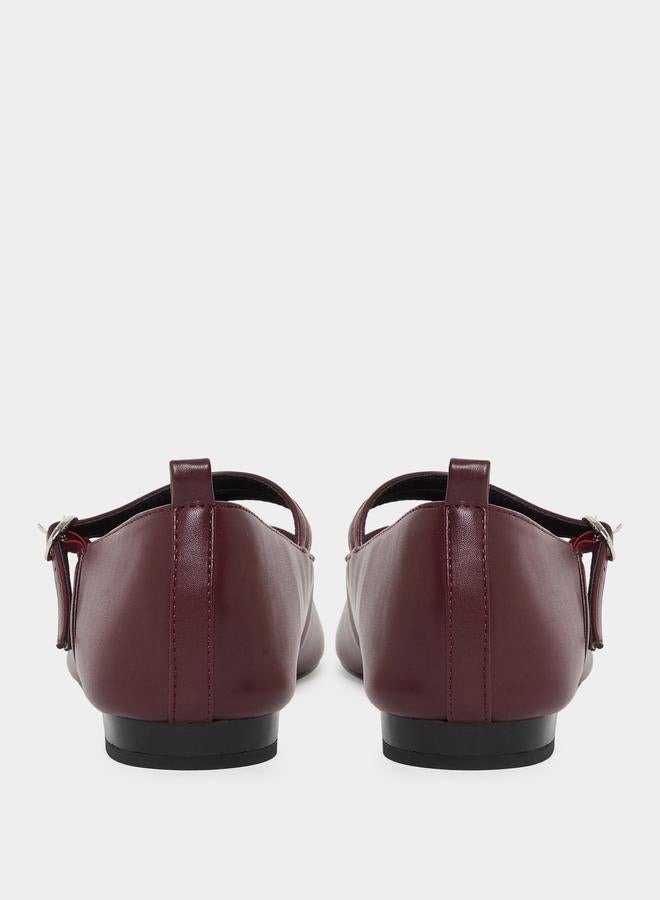 ريد حذاء باليه ماري جين مزين بفيونكة - Image 4