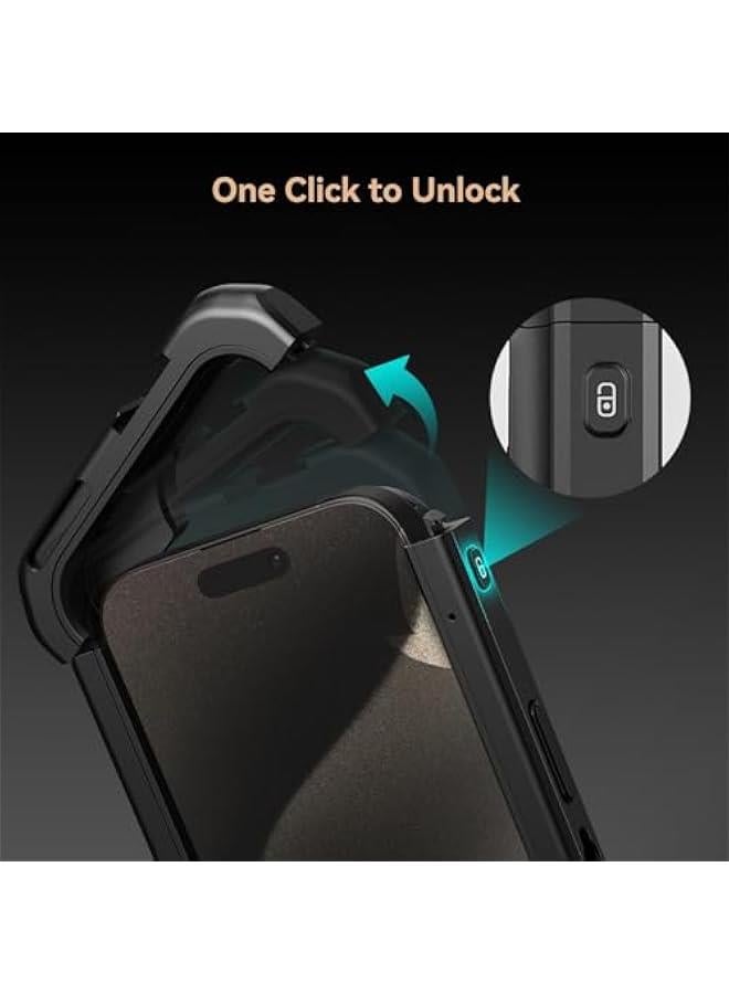 SmallRig for iPhone 15 Pro Max Phone Cage Kit with Ungraded Wireless Quick Release Handle, Single Handheld Mobile Video Rig Cage Kit for Video Recording/YouTube/Live Streaming/Vlog - 4393 - Image 2