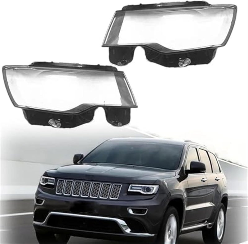 QASULER Headlight Lens Cover for Jeep Grand Cherokee - Image 3