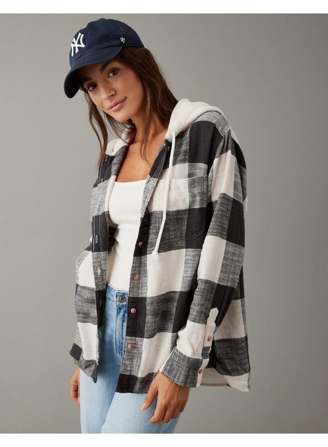 American Eagle Checked Hoodie  - Image 1