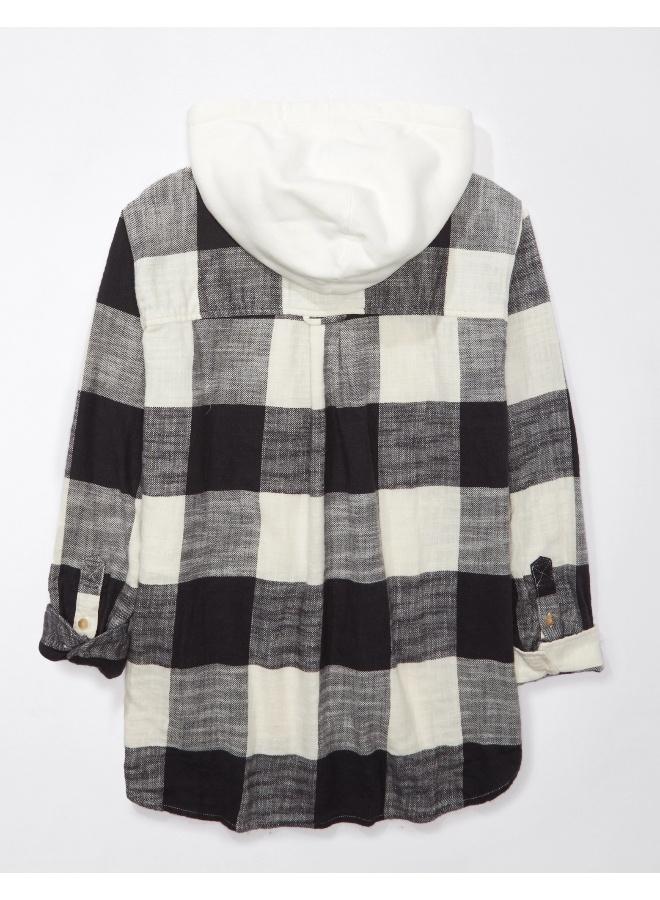 American Eagle Checked Hoodie  - Image 4
