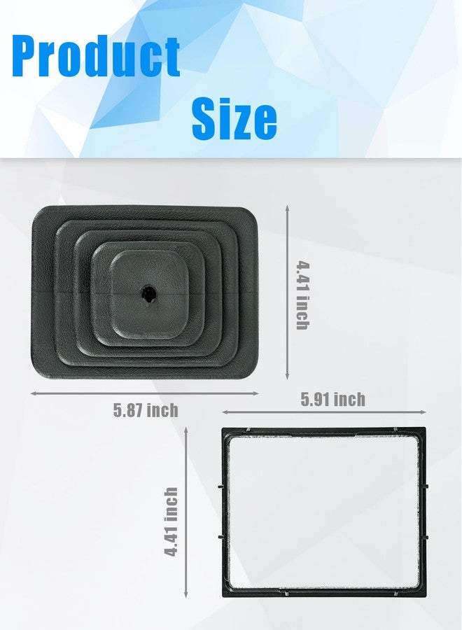 eosorssa 53000056 52078558 Shifter Boot & Retainer Bezel Kits Fits for Jeep TJ Wrangler 1997 1998 1999 2000 2001 2002 2003 2004 - Image 4