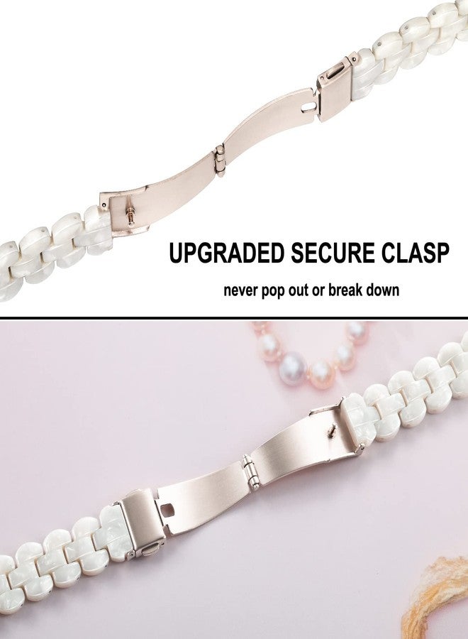 TRUMiRR Band for Apple Watch Series 11 10 46mm / 9 8 7 45mm Starlight Women, Slim Resin Watchband Steel Buckle Strap for iWatch SE 3 2 44mm - Image 5