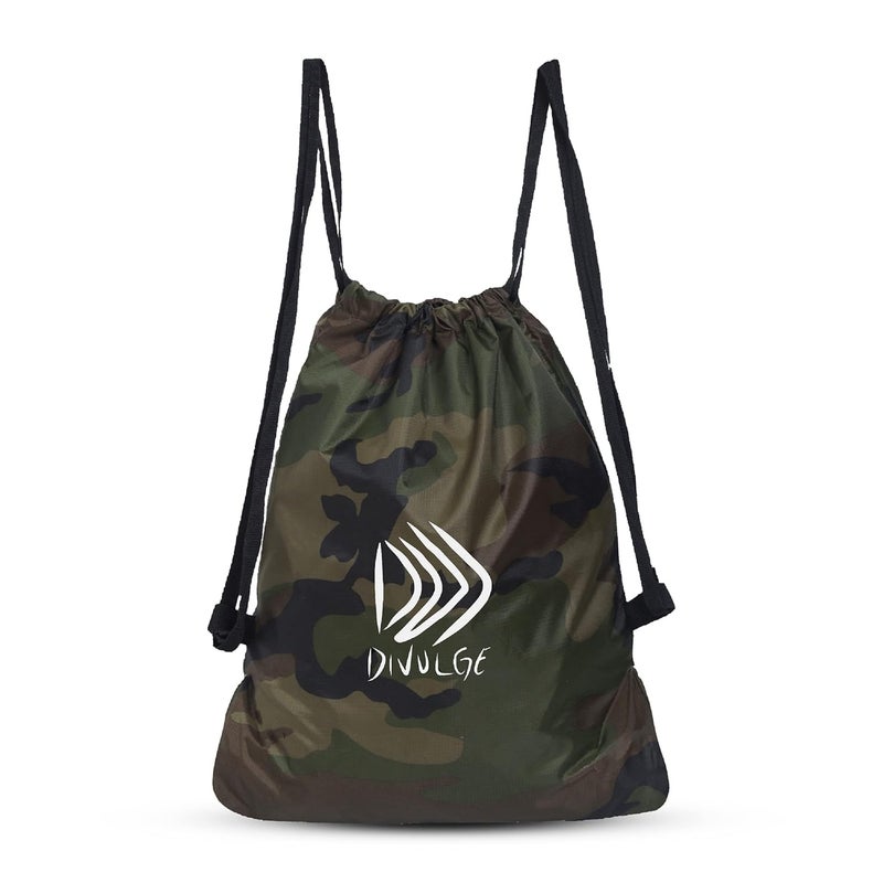DIVULGE Drawstring Sports Gym Bag And Multi Utility Drawstring Backpack - Image 1
