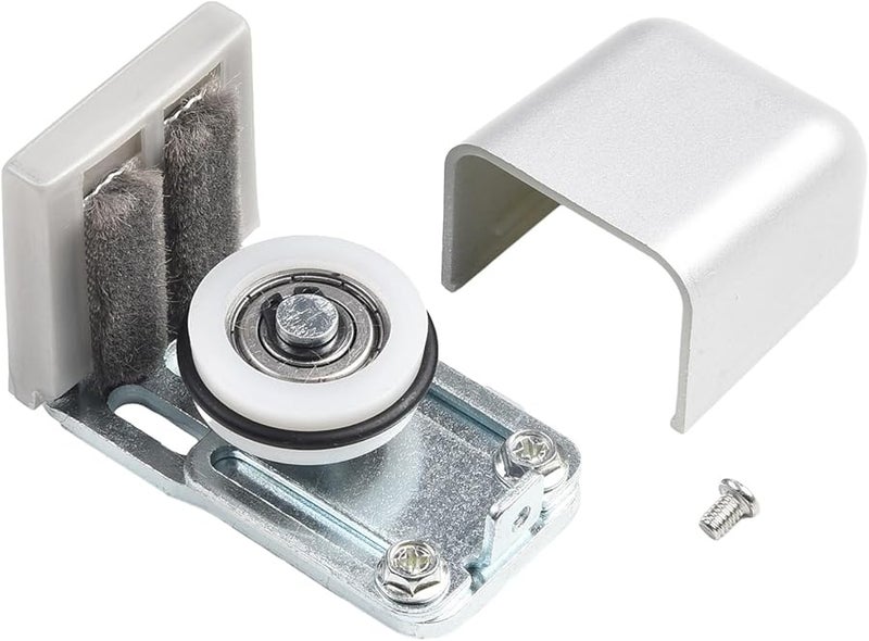 دليل الباب المنزلق القابل للتعديل للدرففة الأرضية، مصنوع من الفولاذ، مقاس 7.5 × 3.5 سم، 10 × 4 سم - Image 2