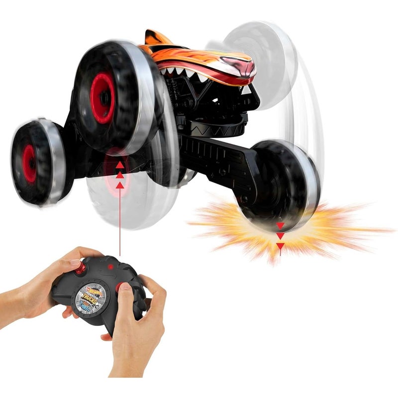 Mattel Games Mattel - Hot Wheels Monster Trucks Unstoppable Tiger Shark 1/15 with Remote Control - HGV87 - Image 2