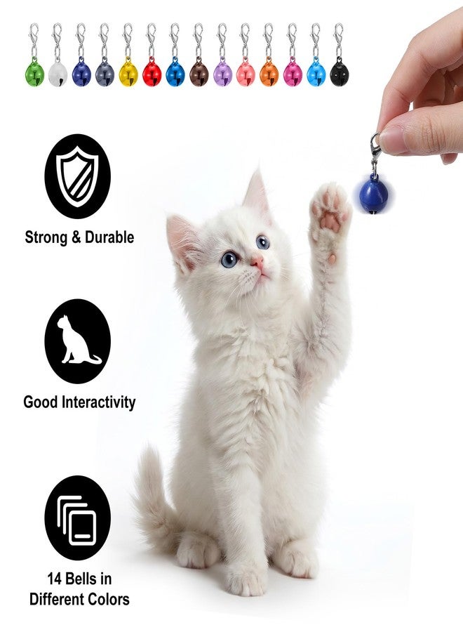 Thrymme 14 Pcs Bell for Collar, Bells for Cat Collars Mini Pet Bells, Lightweight Loud Bells for DIY Pet Collar Decoration, Dog Cat Collar Accessories for Daily Wear and Outdoor Tracking - Image 3