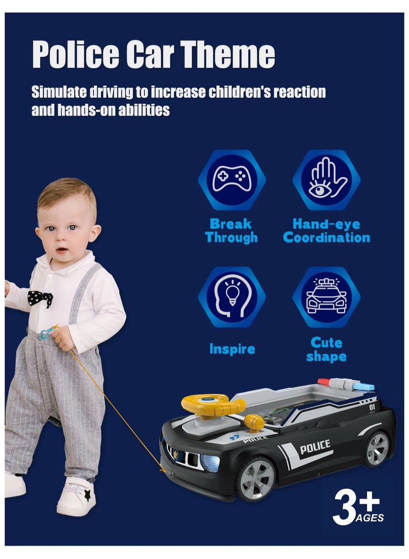 Steering Wheel Racing Game Board Puzzle Entertainment And Leisure Travel Toys Boys Girls Gift-Black  - Image 4
