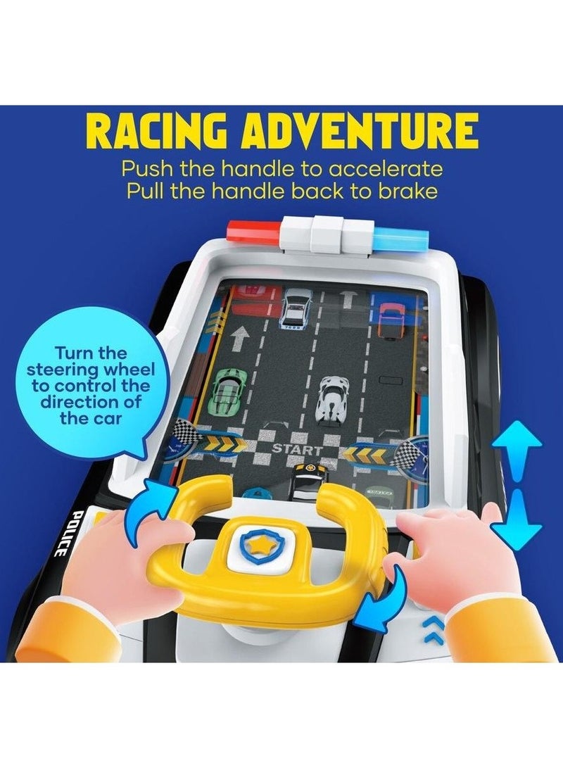 Steering Wheel Racing Game Board Puzzle Entertainment And Leisure Travel Toys Boys Girls Gift-Black  - Image 5
