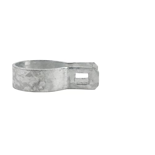 Ozark Fence Galvanized Steel Chain Link Brace Band Durable Steel Chain Link Fence Hardware RustResistant Easy Install Includes Required Bolt 20 138 - Image 3