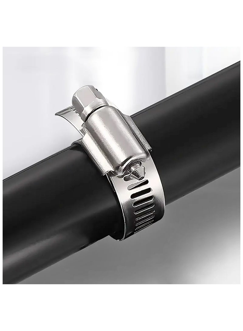 Duravel Duravel Stainless Steel Hose Clamps, Adjustable Worm Drive,(Pack-Of 10, 40-55mm)  - Image 5