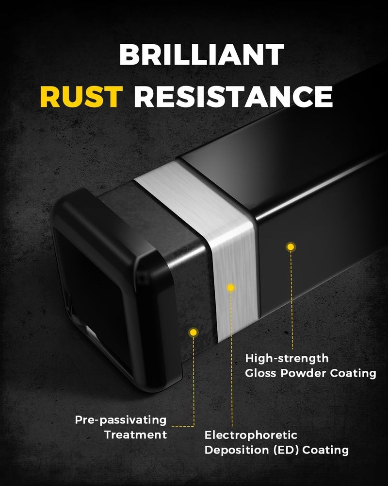 Xprite 2" Inch Rear Towing Hitch Receiver with Harness & Hitch Cover for 2007-2018 Jeep Wrangler JK JKU - Image 5