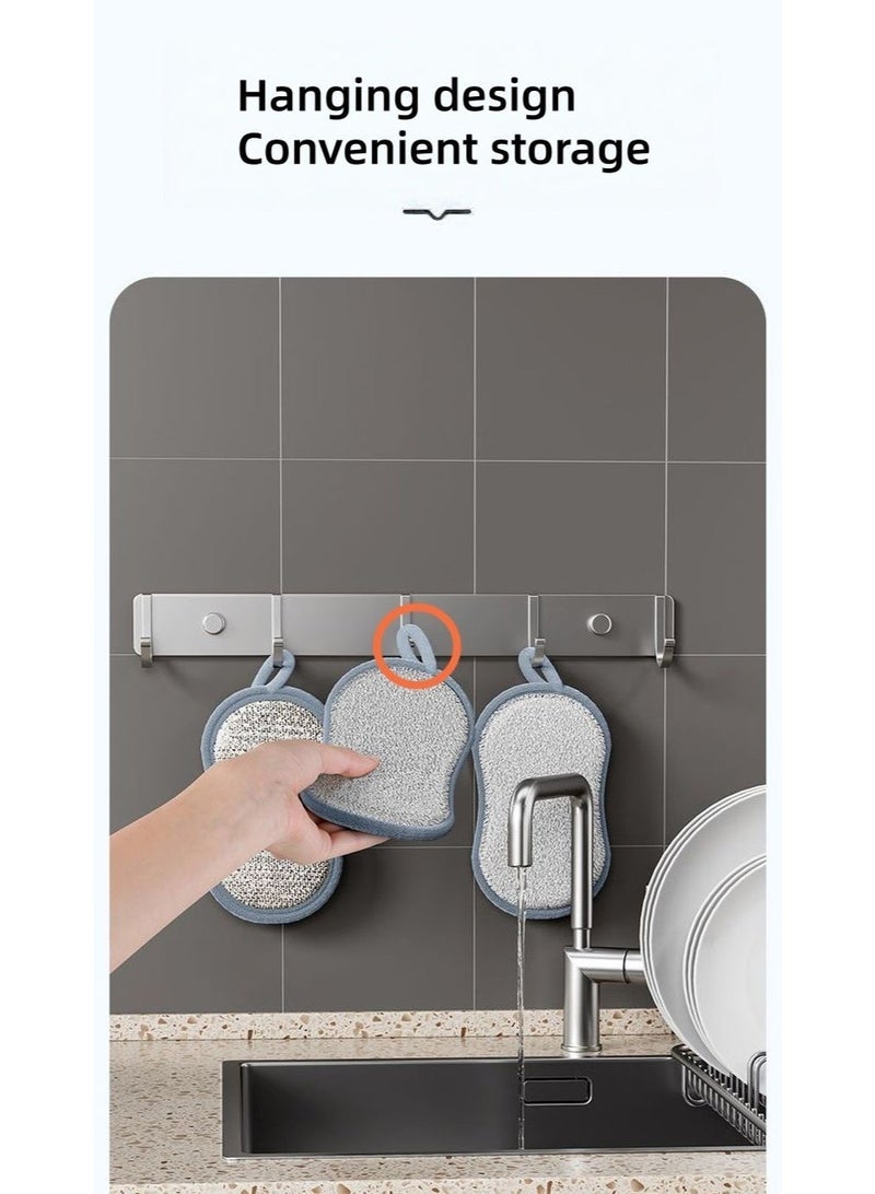 Kitchen Dishwashing Sponge, Powerful Scrubbing and Cleaning, Suitable for Washing Dishes and Kitchen Cleaning, Absorbent & Rich Foam - Image 4