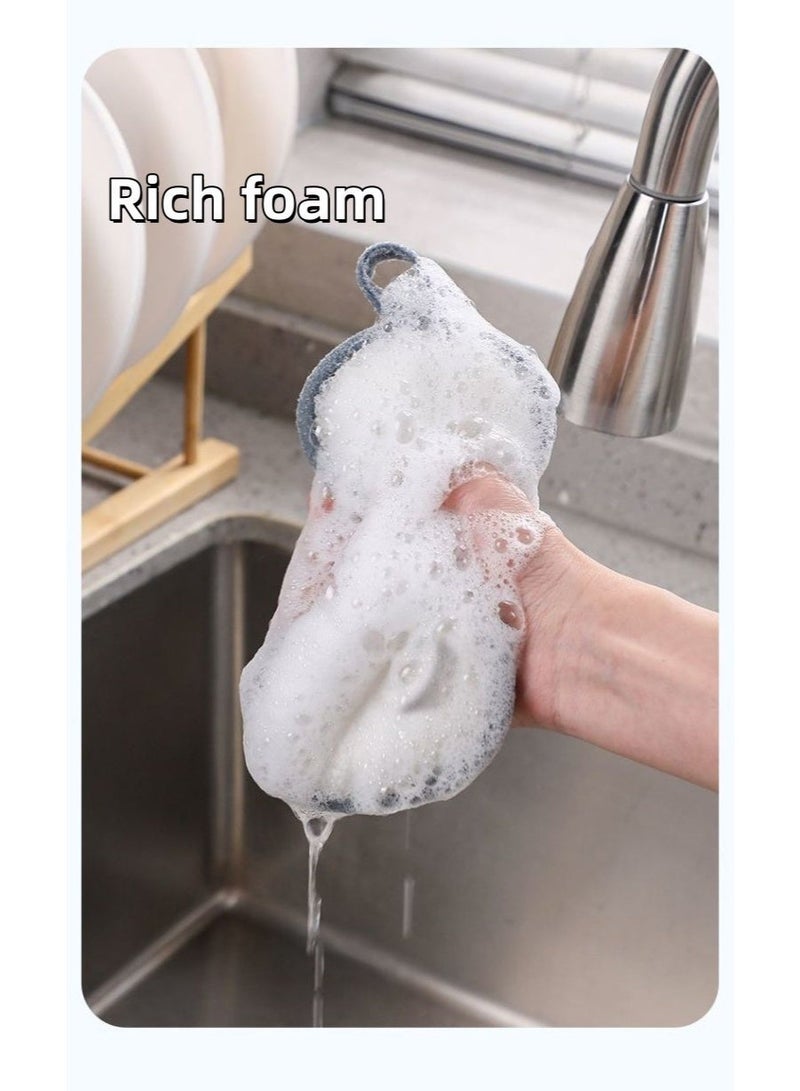 Kitchen Dishwashing Sponge, Powerful Scrubbing and Cleaning, Suitable for Washing Dishes and Kitchen Cleaning, Absorbent & Rich Foam - Image 3