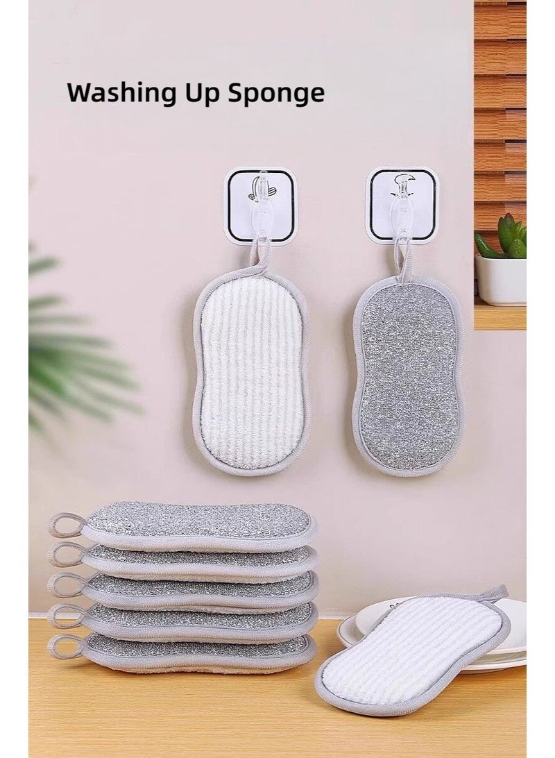 Kitchen Dishwashing Sponge, Powerful Scrubbing and Cleaning, Suitable for Washing Dishes and Kitchen Cleaning, Absorbent & Rich Foam - Image 1