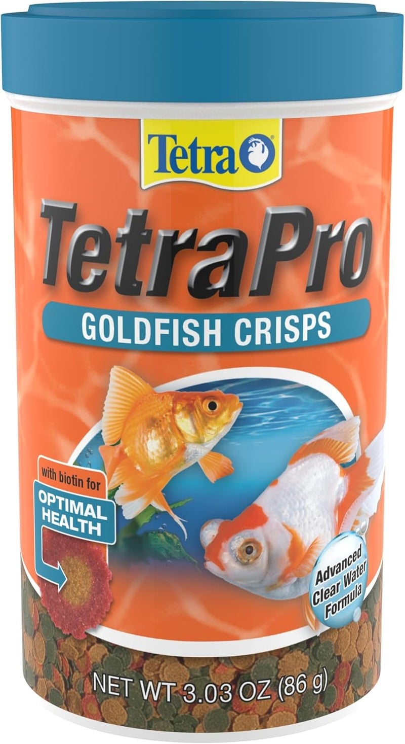 Tetra TetraPro Goldfish Crisps Fish Food enhanced with biotin for optimal health 303 oz - Image 1