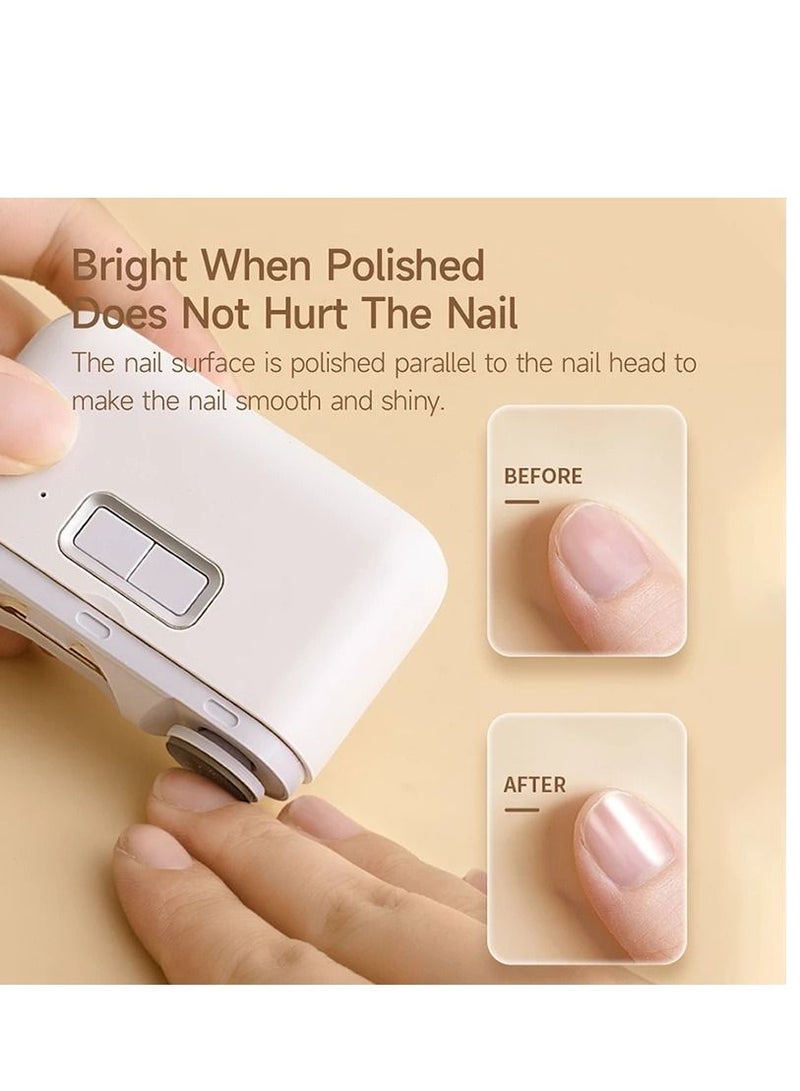 Seemagic Electric Polishing Nail Clipper Trimmer Cutter For Baby Unisex Adults Manicure Tool - Image 3