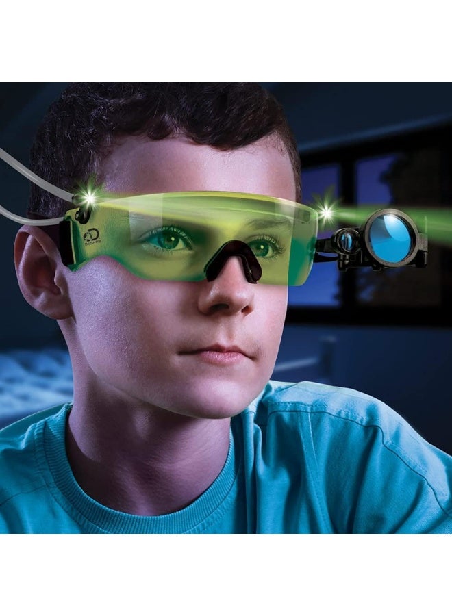 Discovery Toy Spy Goggles Night Vision with Two Green Lights On & Off Control - Image 2