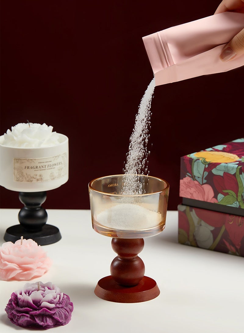 جيوان العلاج بالعطور شمعة هدية مجموعة من 4، شموع عطرية تخفيف الإجهاد للاسترخاء، سبا وحمام، هدايا عيد ميلاد العطلة للنساء، الأم، الزوجة - Image 5