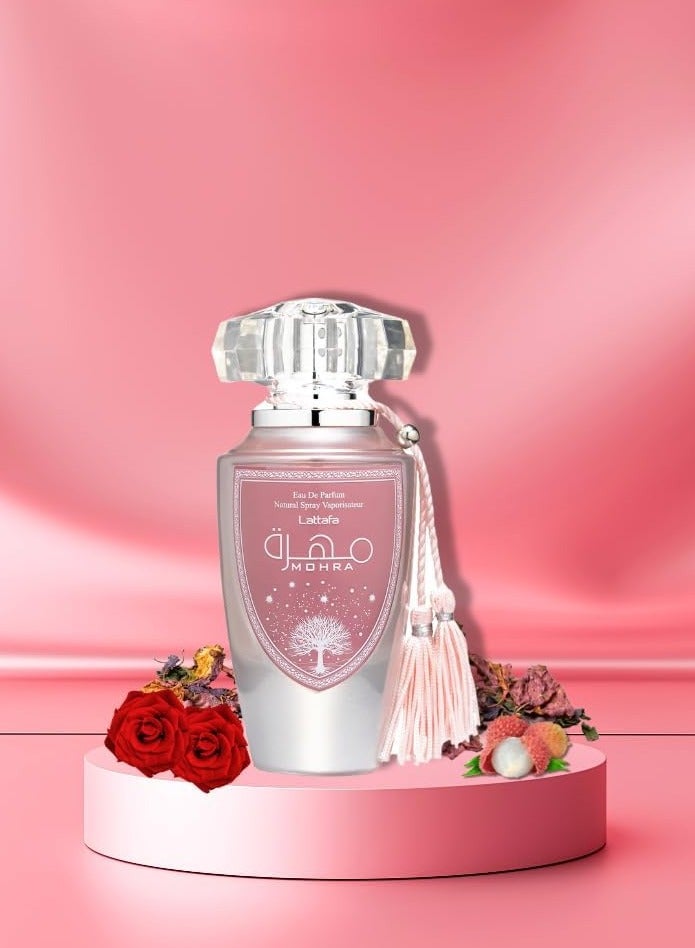 LATTAFA MOHRA SILKY ROSE PERFUME For Women 100ml | Extra Long Lasting Luxury Perfume Scent | Eau De Parfume | All Day Fragrance | - Image 3