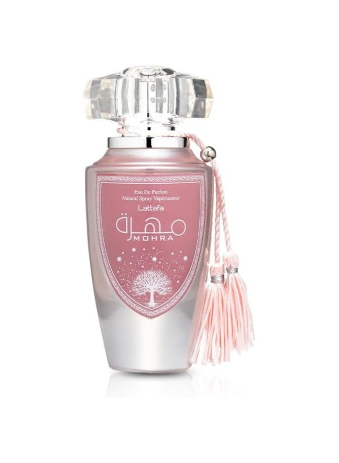 LATTAFA MOHRA SILKY ROSE PERFUME For Women 100ml | Extra Long Lasting Luxury Perfume Scent | Eau De Parfume | All Day Fragrance | - Image 4