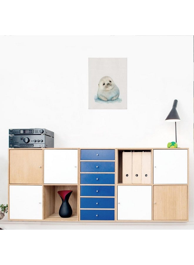BIWSHA Baby Seal Arctic Animal Wall Art - Seal Nursery Decor for Baby, Child, Kids Room, 11x14 Inch - Image 3