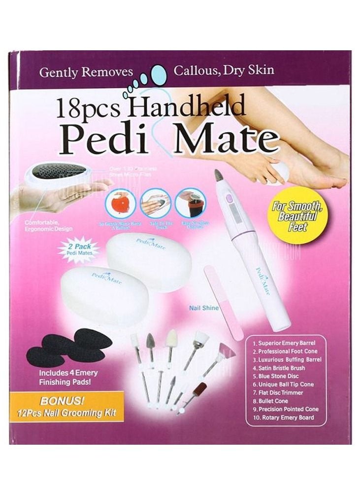 Pedi Mate - 18 pcs Handheld Pedi Mate-professional pedicure - Image 1