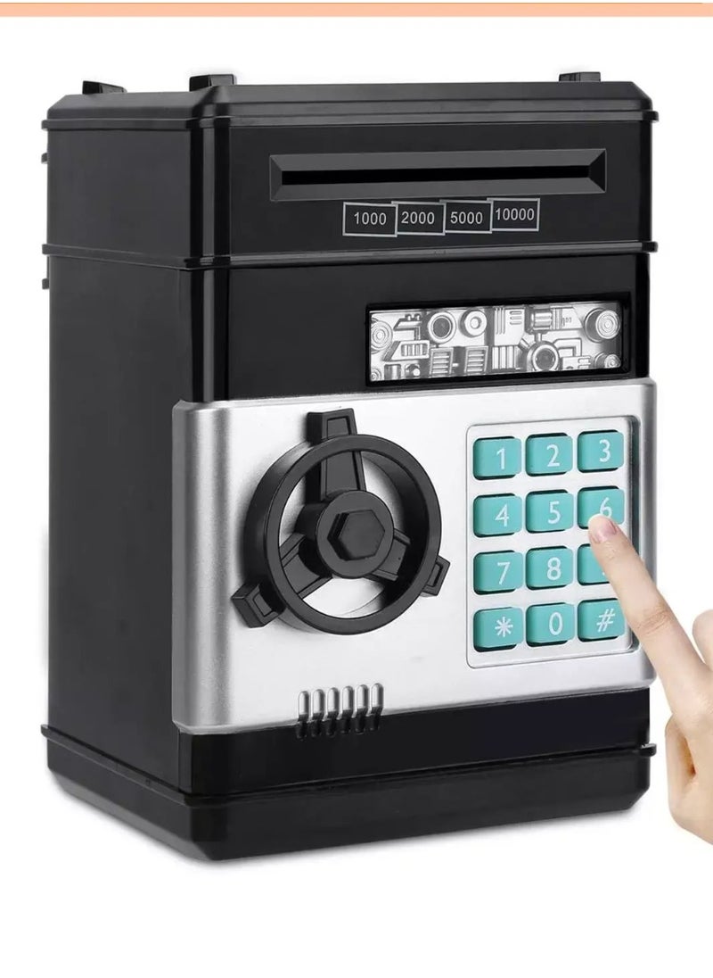 Tradeo Kids Mini Electronic Atm Bank, Saving Box with Digital Password, Auto Scroll Cash Music Safe Box for Cashs and Coins.  - Image 1