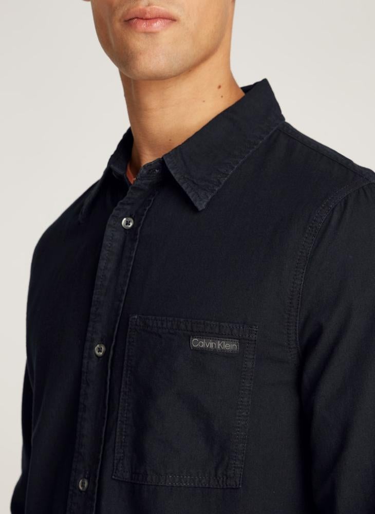 Calvin Klein Jeans Regular Fit Denim Shirt  - Image 3