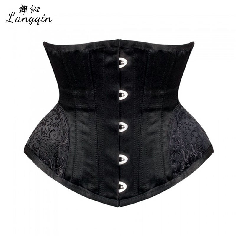 Corset Court Corset Corset Waist Strap Women'S Belly Contracting Retro Fishbone Corset Outer Wear Body Shaping Top - Image 3