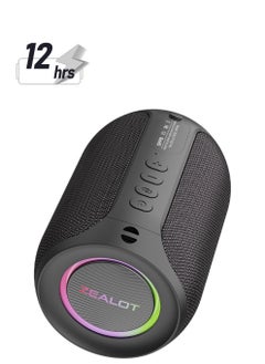 Zealot ZEALOT S32 Pro Bluetooth Speaker, Outdoor Portable Subwoofer Pure Sound Booming Bass,Loud Stereo Dual Pairing Speaker, AUX TF Card USB Connect, Mobile Phone/ Tablet/ TV/ Laptop  - Image 1