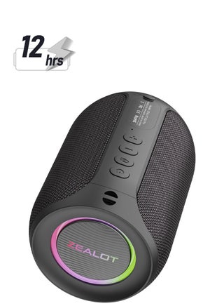 ZEALOT S32 Pro Bluetooth Speaker, Outdoor Portable Subwoofer Pure Sound Booming Bass,Loud Stereo Dual Pairing Speaker, AUX TF Card USB Connect, Mobile Phone/ Tablet/ TV/ Laptop - pzsku/ZB10313C4D41B7470C307Z/45/1746193147/7eb697e5-e4ac-4058-bcdc-6ef5afd5725d