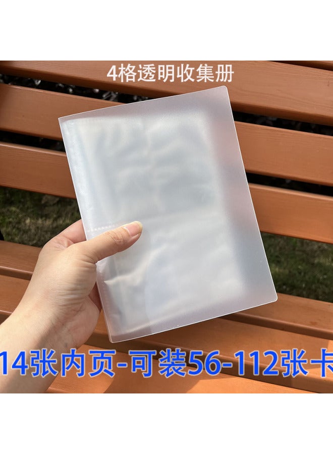 Pokémon Baokemeng Card Book Elf White Transparent Card Bag Photo Album Small Card Storage Bag Photo 4 Palace 9 - Image 1